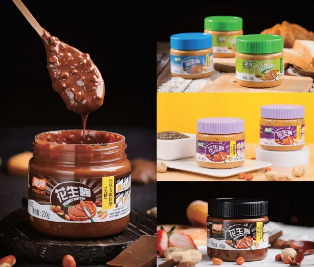 персонализиране на хрупкаво и кремообразно фъстъчено масло