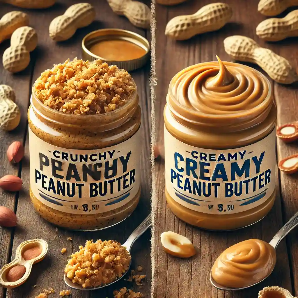 knapperige vs romige pindakaas