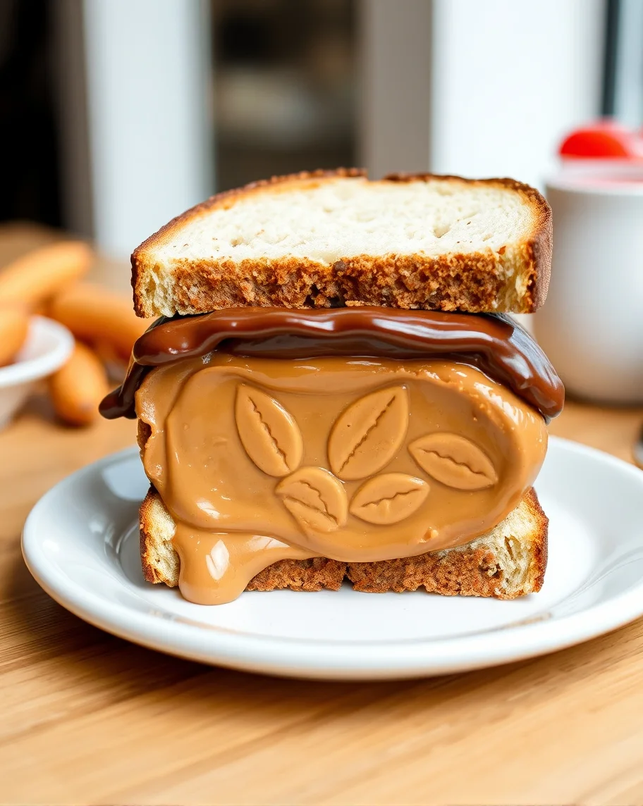 Chocolate Peanut Butter on Bread