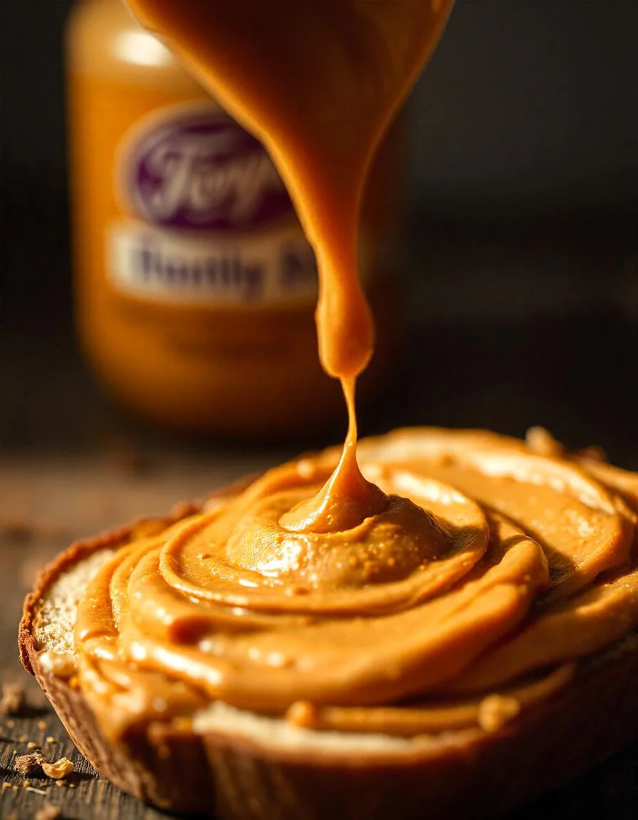 Spicy Peanut Butter Spread on Food