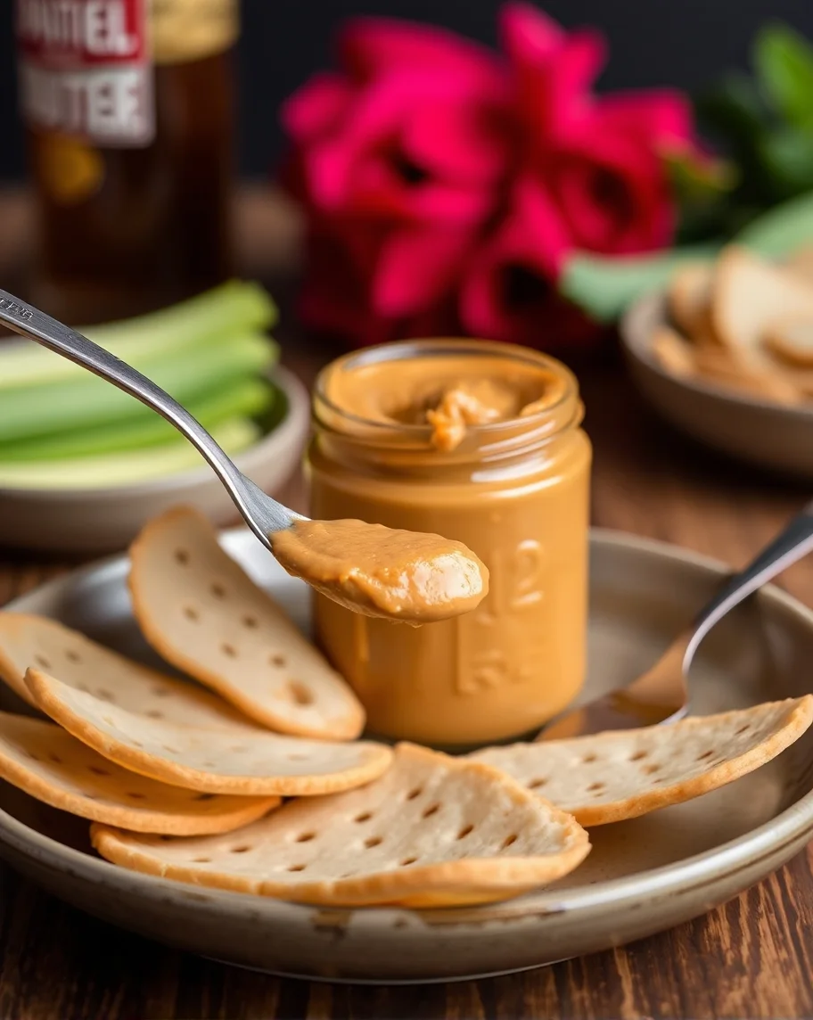 Spicy Peanut Butter on Table
